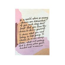 Load image into Gallery viewer, Motivational Double Sided A6 Desk Cards