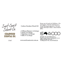 Load image into Gallery viewer, Cedarwood Essential Oil - Surf Coast Scent Company