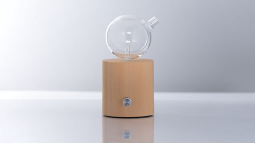 Contemporary Hand Crafted Glass & Wood Nebulizer - Surf Coast Scent Company