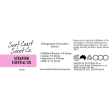 Load image into Gallery viewer, Geranium Essential Oil - Surf Coast Scent Company