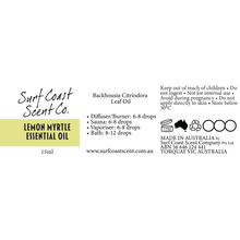 Load image into Gallery viewer, Lemon Myrtle Essential Oil - Surf Coast Scent Company