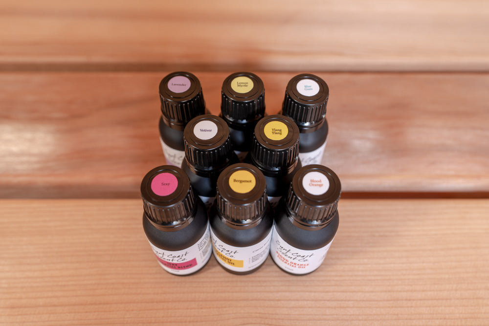 Essential Oil Lid Stickers - Surf Coast Scent Company